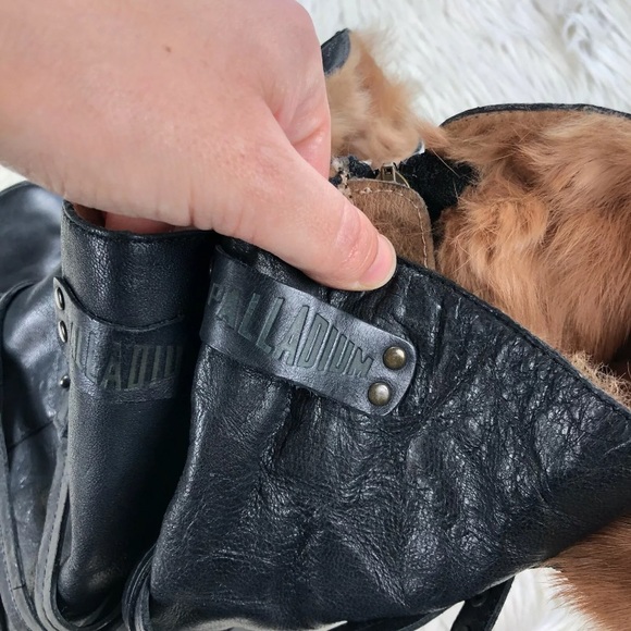 Palladium Leather/Faux Fur Boot - Picture 5 of 6
